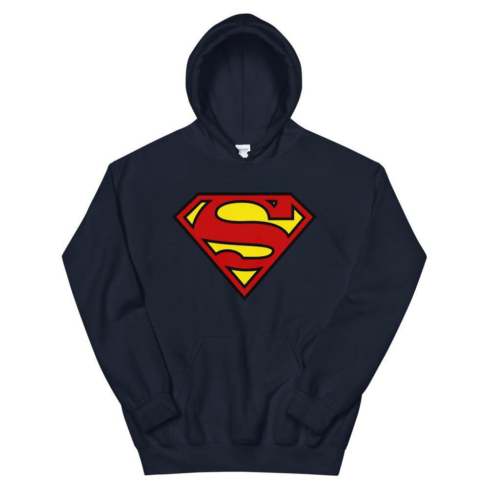 Black online superman hoodie
