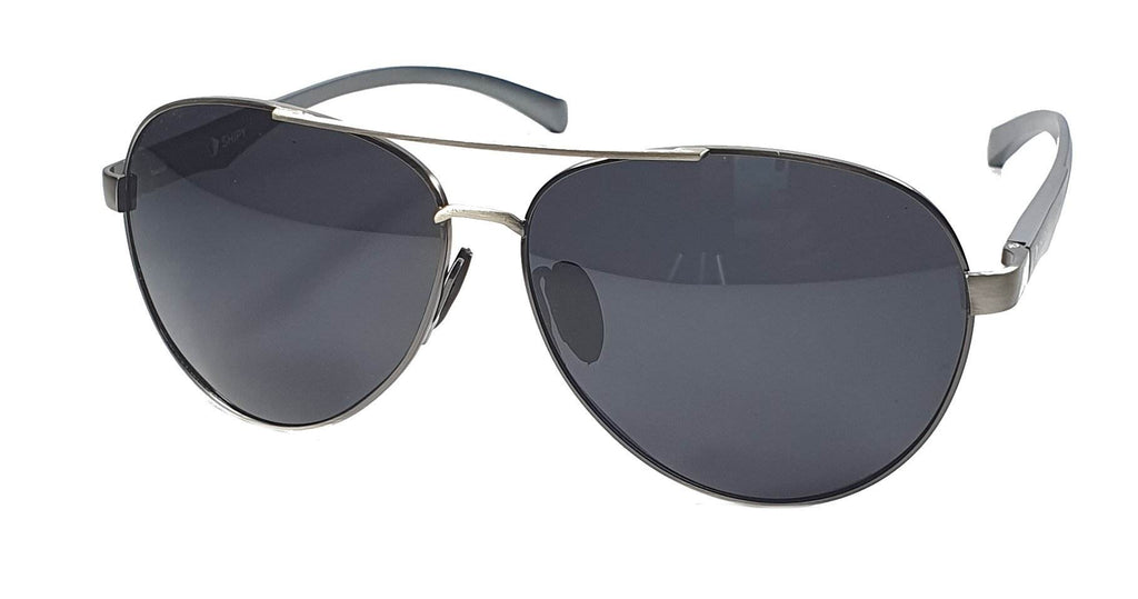 Darthvator Aluminium Frame, Polarized UV400 Black Lens Unisex Sunglasses