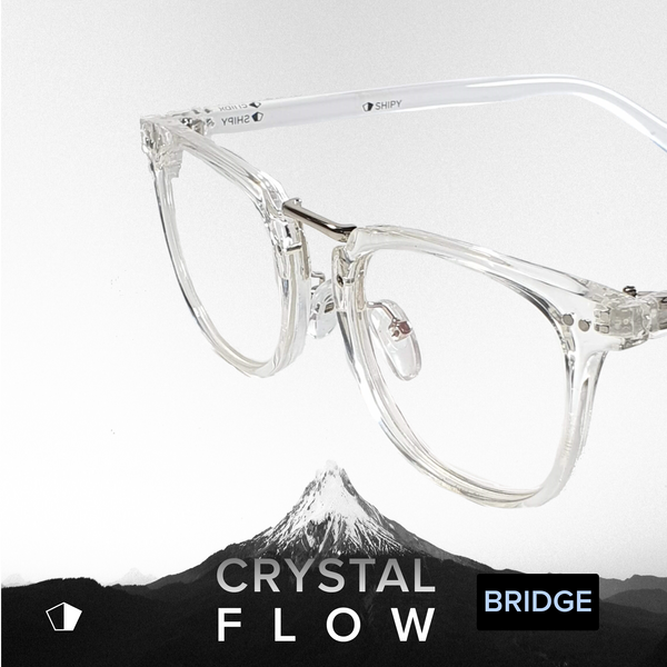 Crystal Flow  Frames by Shipy | clear, Eyeframes, Eyeglasses, men