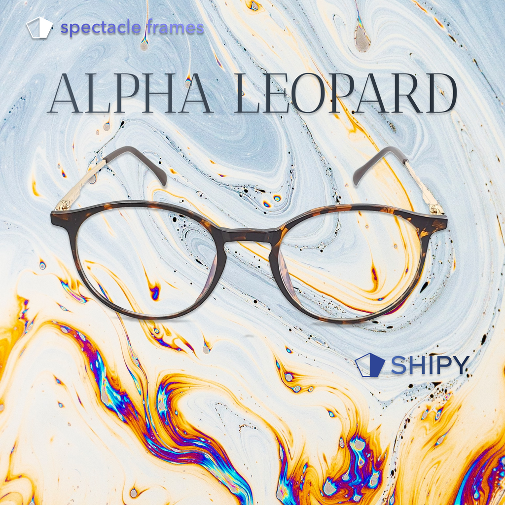 Alpha Leopard  Frames by Shipy | Eyeframes, golden, leopard, Spectacle Frames, Summer, women