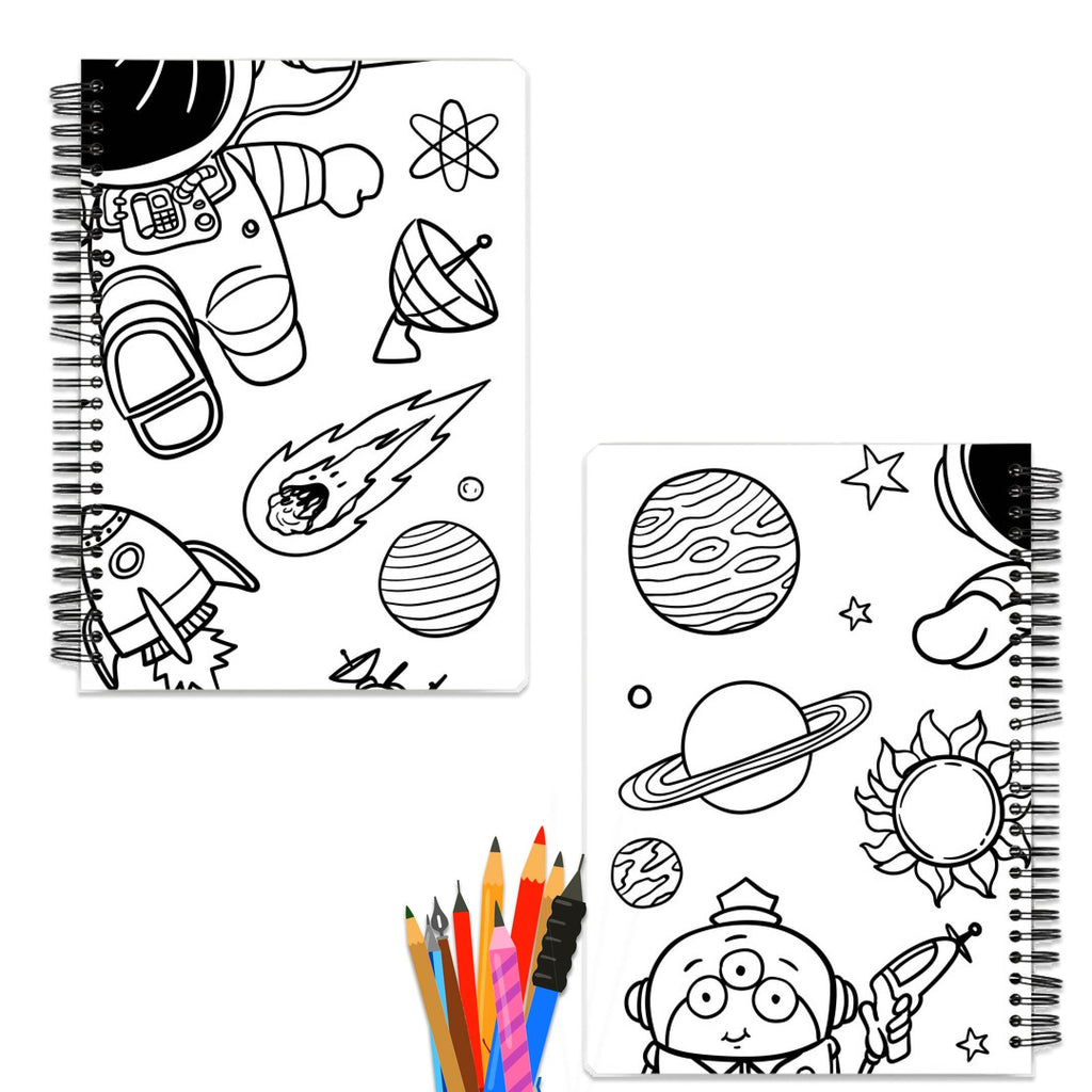 Astro Kid  A5 Wiro Notebook by Shipy | Art, Geometric, Space