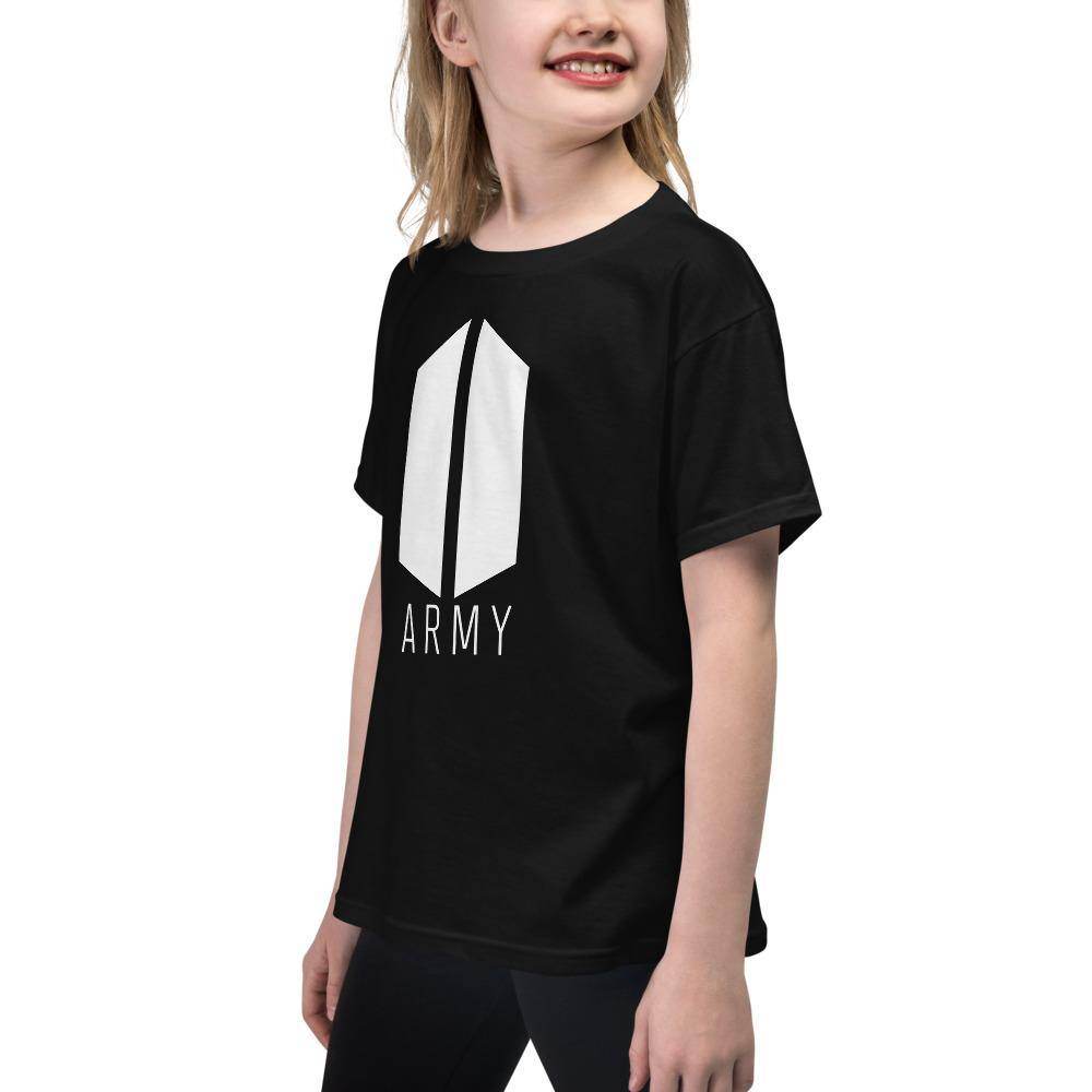 Buy PrintEasy� BTS Designer Logo Cotton Round Neck Long Sleeves Regular Fit  Unisex Kids Raglan Black and White T-Shirt for Boys & Girls at Amazon.in