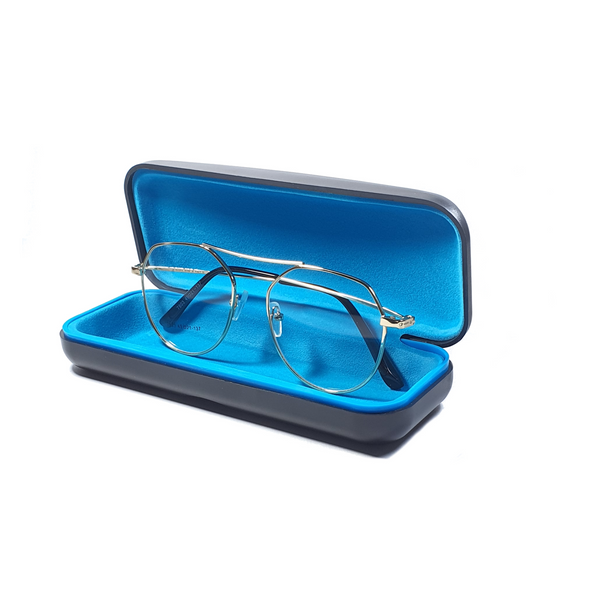 Oculus One Golden Round Bridge-less Unisex Spectacle Frames  Frames by Shipy | bridgeless, Eyeframes, golden, men, Spectacle Frames