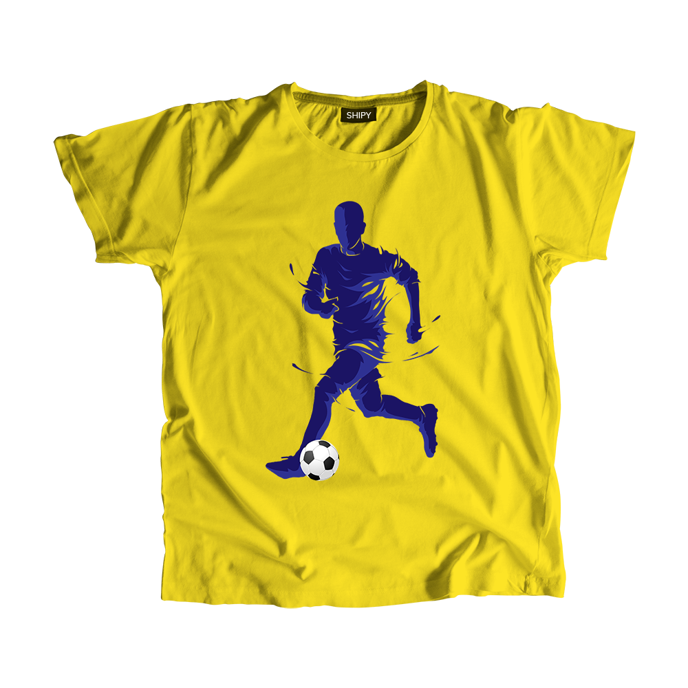 Playing Football  T-Shirt by Shipy | Football, Player, Silhouette, Sports