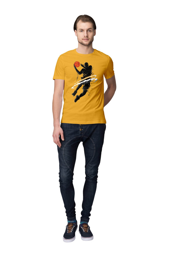 Basketball Slam Dunk  T-Shirt by Shipy | Basketball, Player, Silhouette, Sports