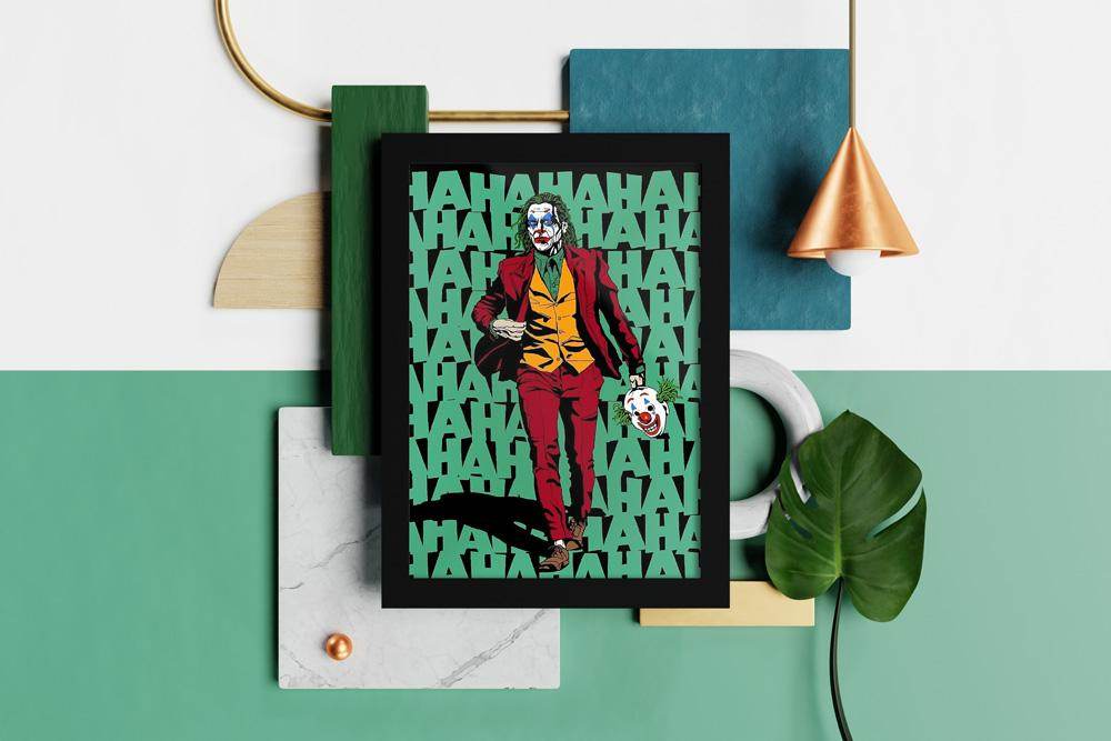 Joker - HAHAHA Poster  Posters by Shipy | Pop Culture, Poster, Superhero, Typography
