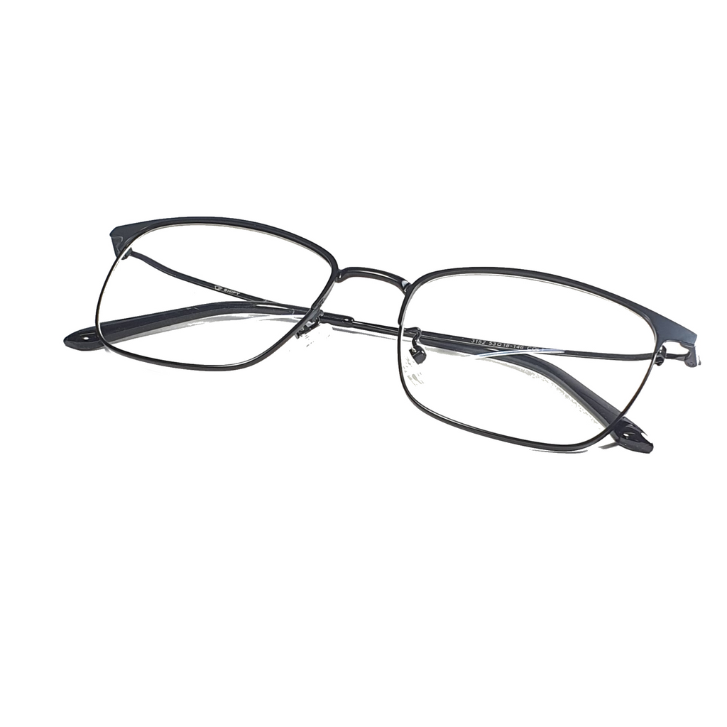 Casual Solid Color Pc Square Full Frame Glasses