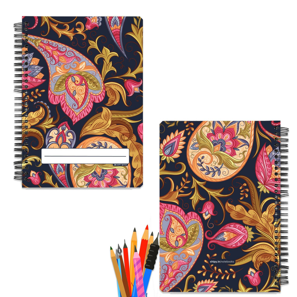 Persian Paisley  A5 Wiro Notebook by Shipy | Art, Doodle