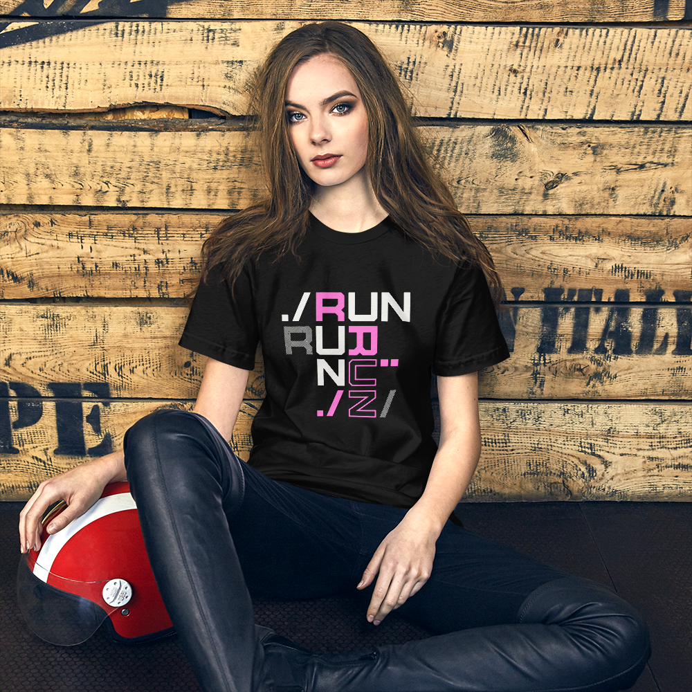 RUN  Tops by Shipy | Gym & Active Wear, Running, Sports, Typography