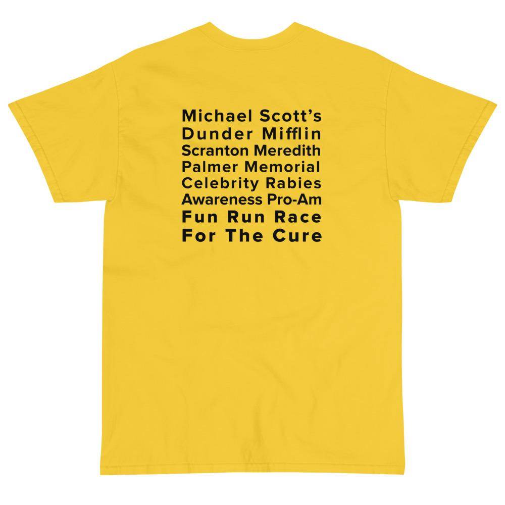 Michael scott's run for rabies best sale shirt