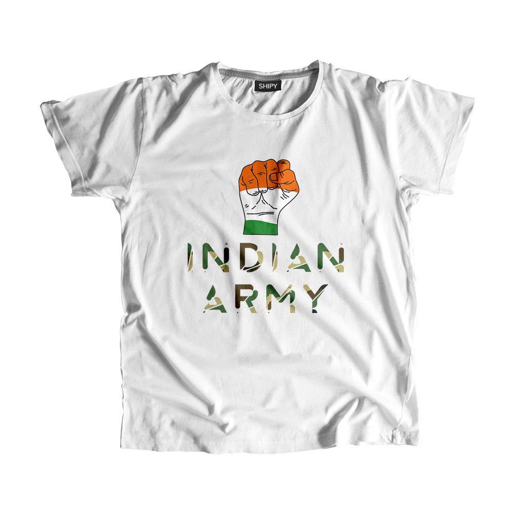 Indian Army - Power  T-Shirt by Shipy | Independence Day, India, Indian Army, Patriotic, Republic Day