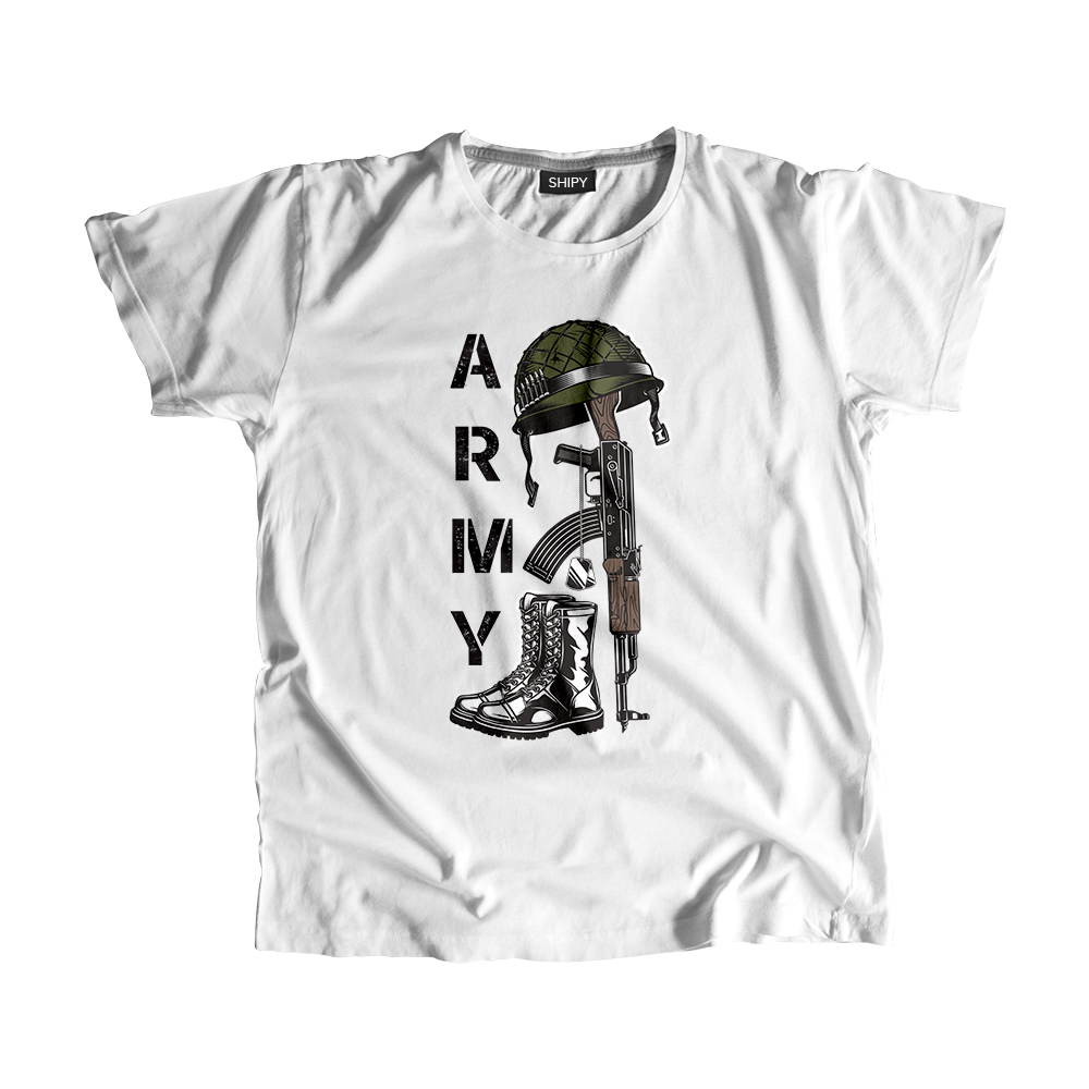 Army Soldier Tribute  T-Shirt by Shipy | Guns, Independence Day, India, Indian Army, Patriotic, Republic Day, Soldier