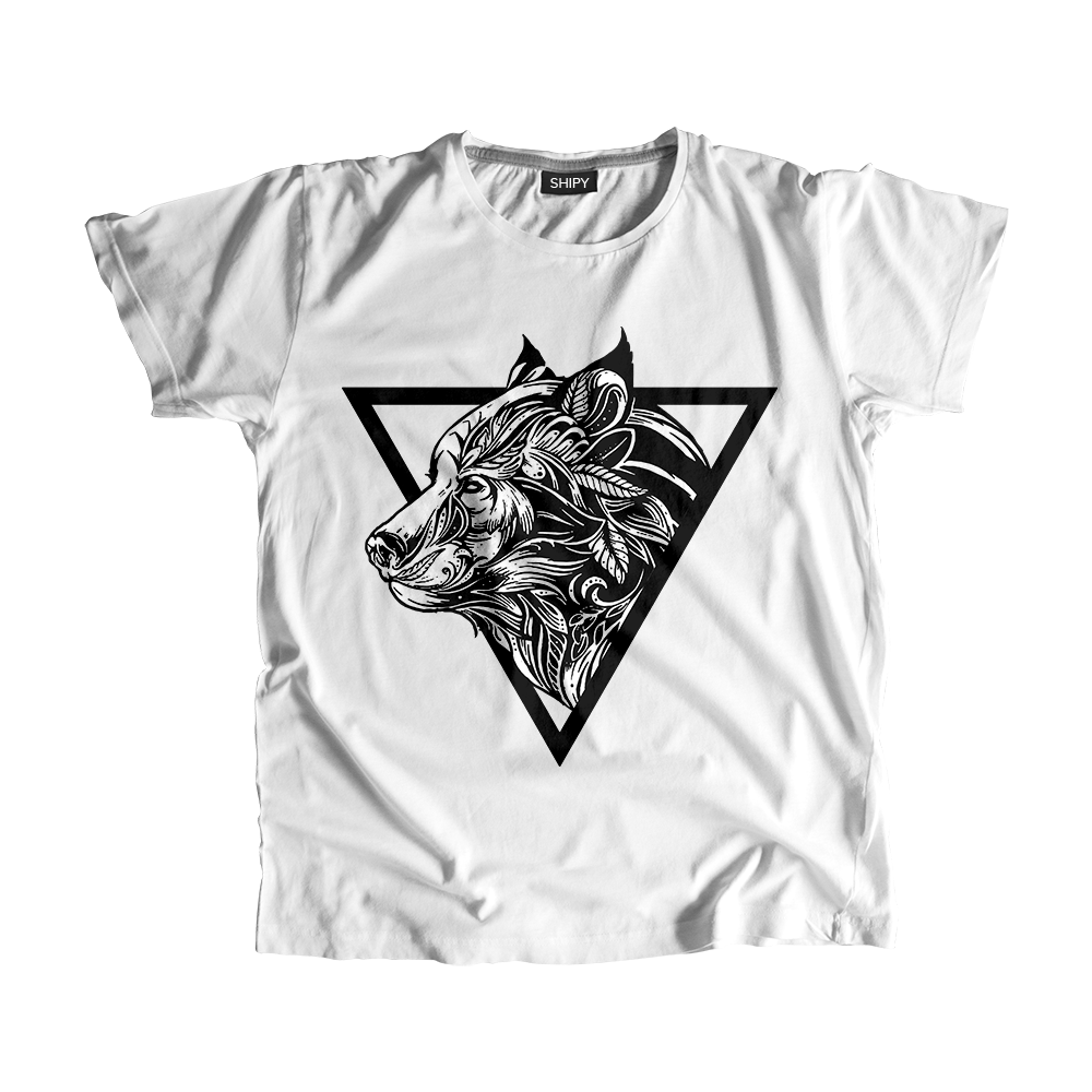 Mystique Wolf  T-Shirt by Shipy | animal, Pattern, Penrose, Wolf