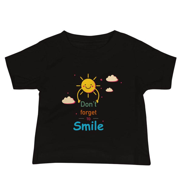 Don't Forget to Smile  Tee by Shipy | Typography