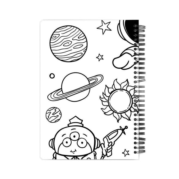 Astro Kid  A5 Wiro Notebook by Shipy | Art, Geometric, Space