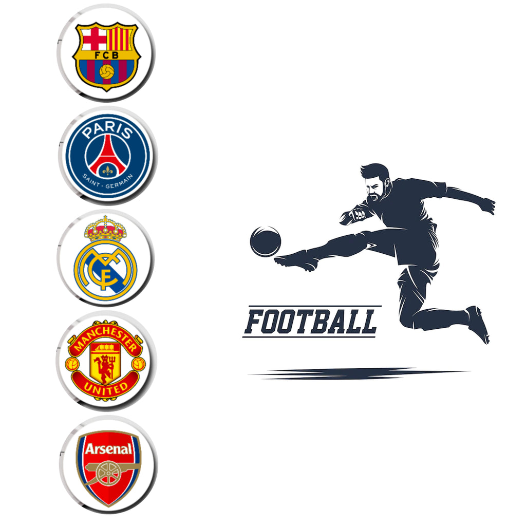 Football Club Button Badge