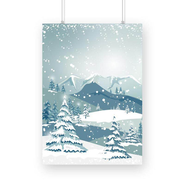 First Snow of Christmas Poster  Posters by Shipy | Christmas, Poster, Winter