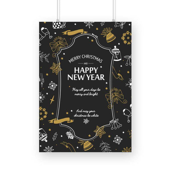 Christmas & New Year Greetings  Posters by Shipy | Christmas, Poster, Typography