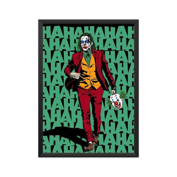 Joker - HAHAHA Poster  Posters by Shipy | Pop Culture, Poster, Superhero, Typography