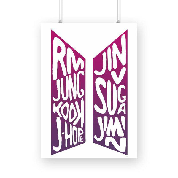 BTS - Band Members Poster  Posters by Shipy | BTS, BTS Merch, K-Pop, kpop, Pop Culture, Poster