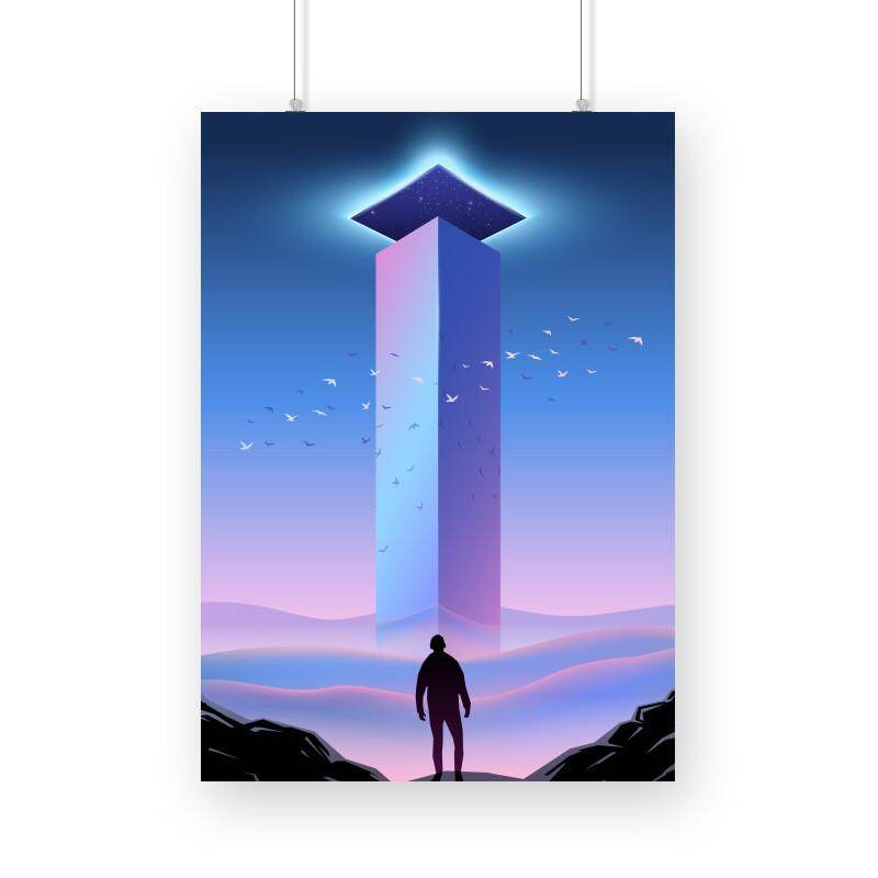 Surreal Tower  Posters by Shipy | Art, Pop Culture, Poster