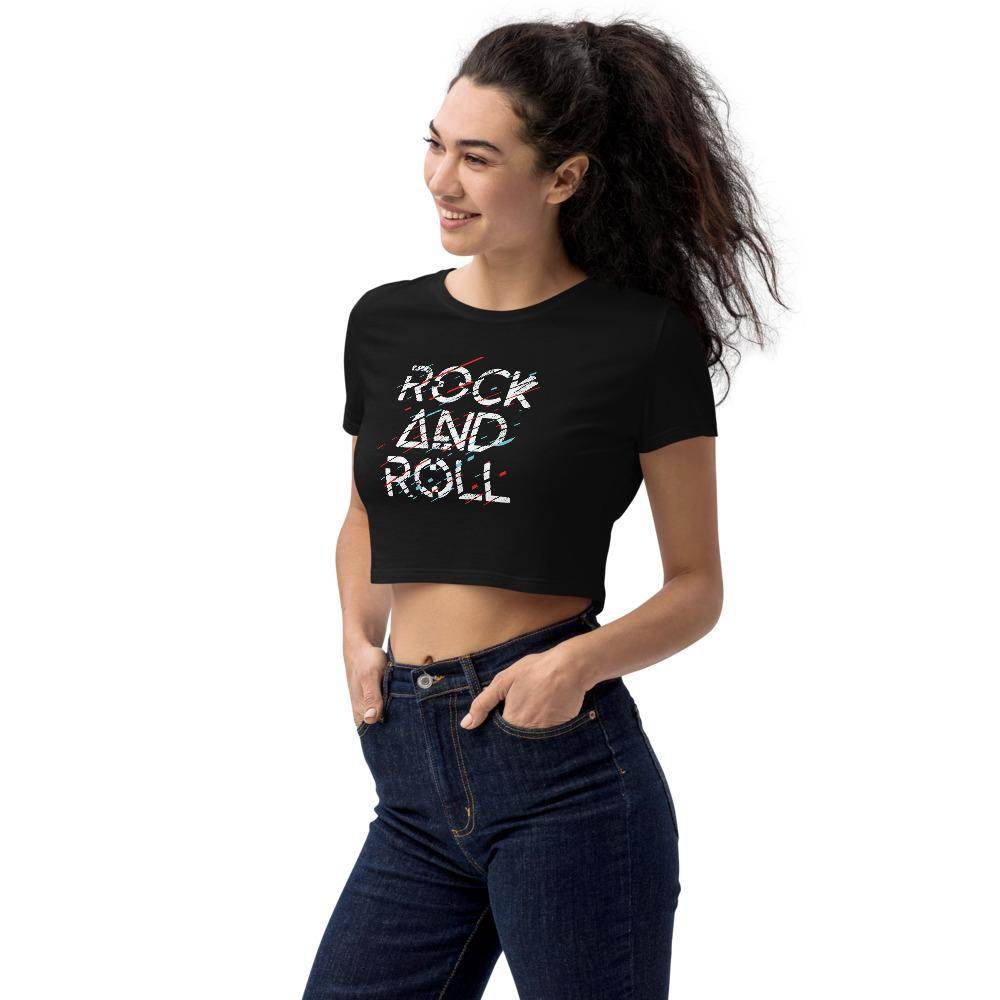 Rock and Roll  Crop Top by Shipy | Pop Culture, Typography, women