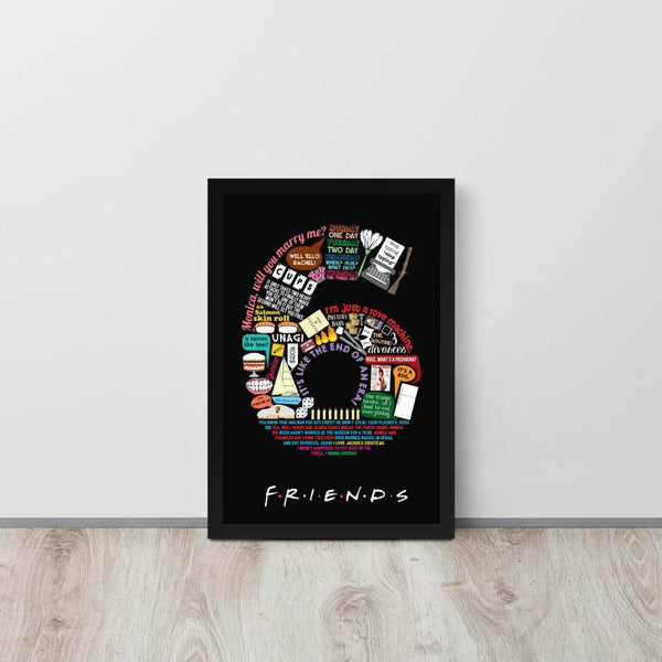 World of 6 FRIENDS  Posters by Shipy | FRIENDS, Pop Culture, Poster, TV Shows, Typography