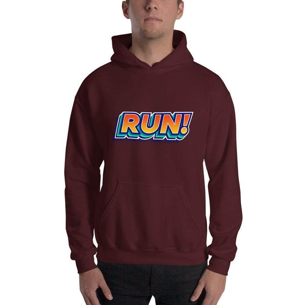 RUN  Hoodies by Shipy | Gym & Active Wear, Running, Typography