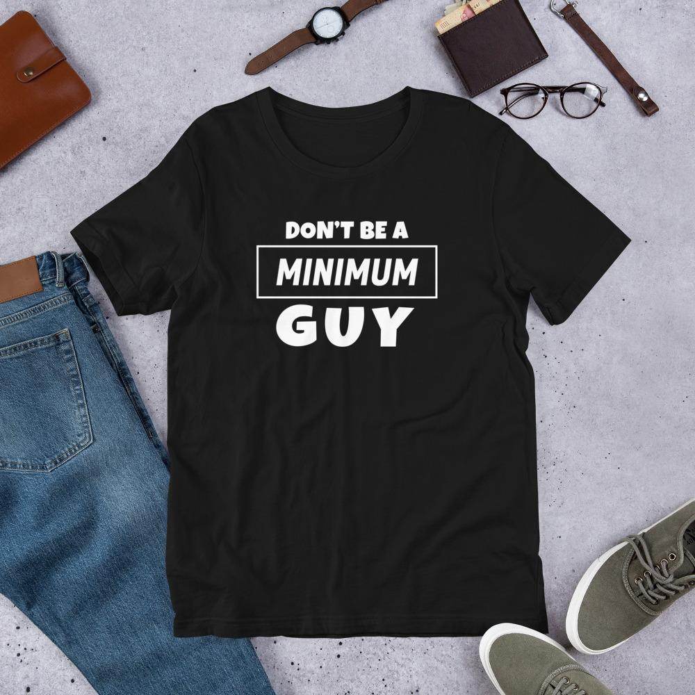 Minimum on sale t shirt