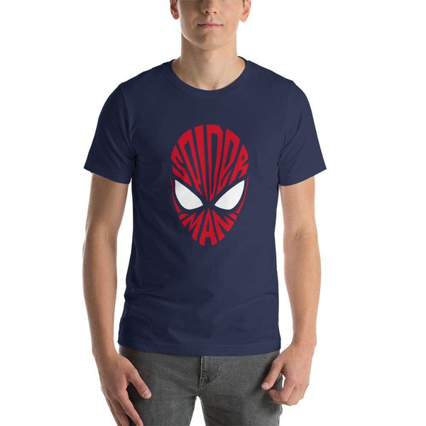 Spider Man - Mask Lettering - T-Shirt - Shipy