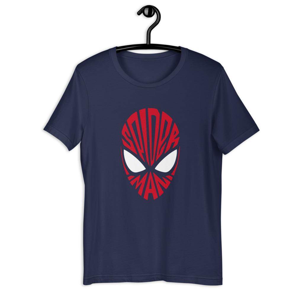 Spider Man - Mask Lettering - T-Shirt - Shipy