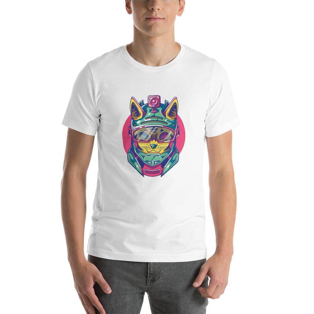 Cat from the Future  T-Shirt by Shipy | animal, Cat, Wolf