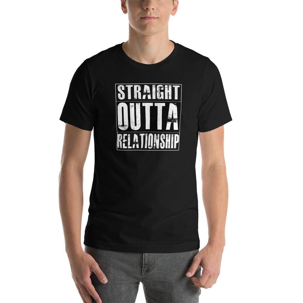 Straight Outta Relationship  T-Shirt by Shipy | Love, Pop Culture, Straight Outta Compton, Typography