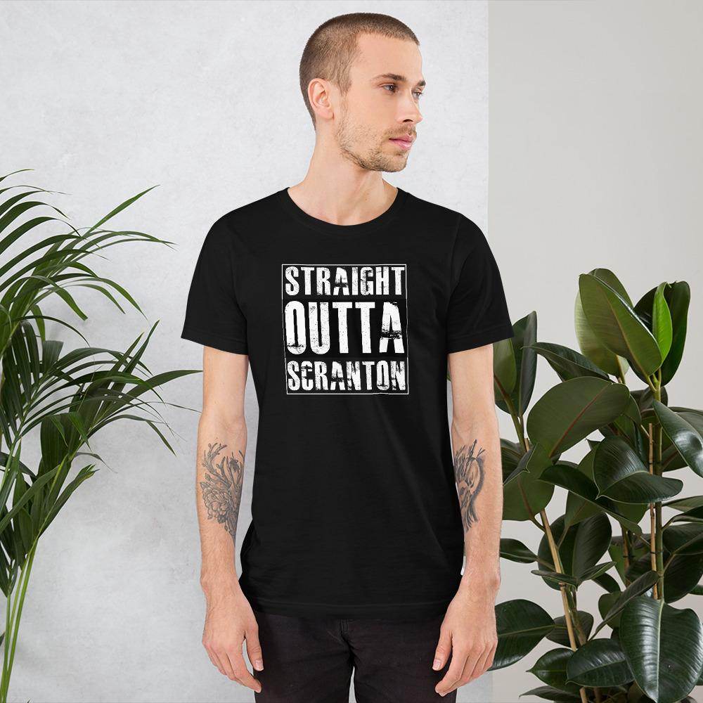 The Office - Straight Outta Scranton  T-Shirt by Shipy | Pop Culture, Straight Outta Compton, The Office, TV Shows, Typography