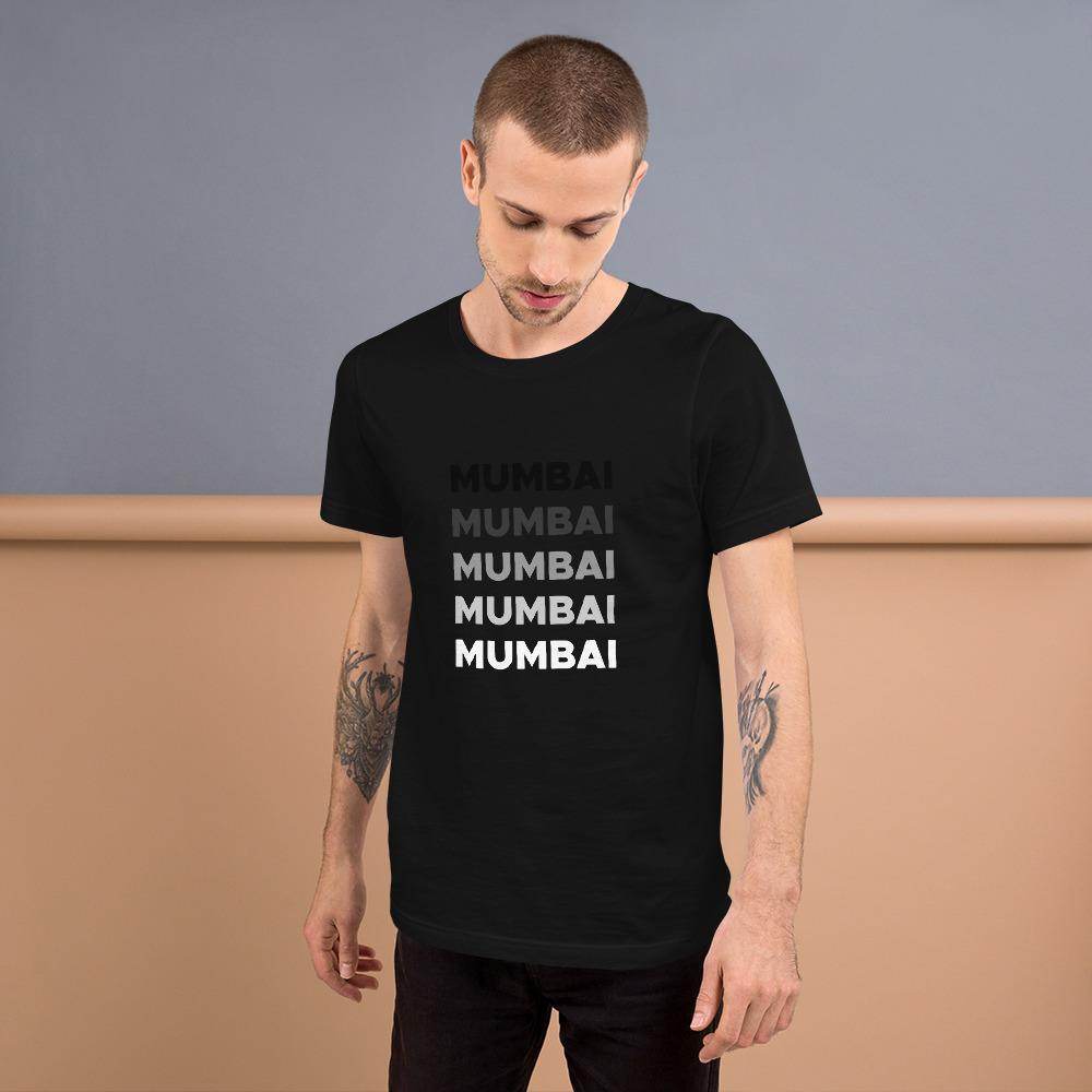 Mumbai - Shadows  T-Shirt by Shipy | Cities, Mumbai, Typography