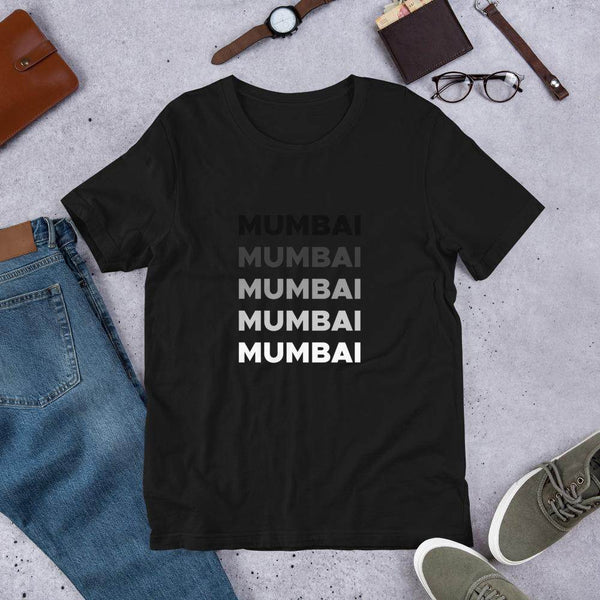 Mumbai - Shadows  T-Shirt by Shipy | Cities, Mumbai, Typography