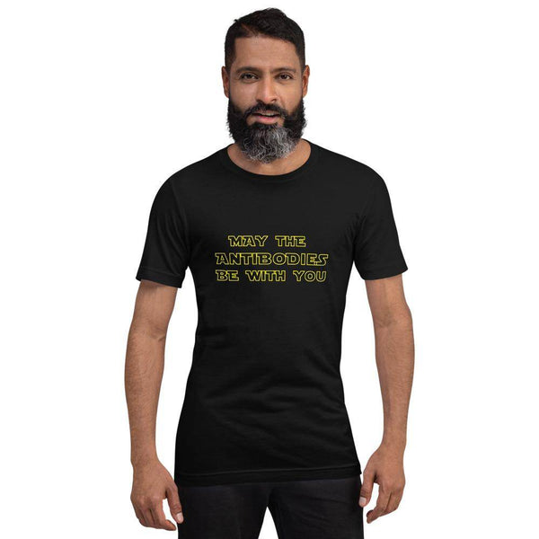 May The Antibodies Be With You  T-Shirt by Shipy | Pop Culture, Star Wars, Typography