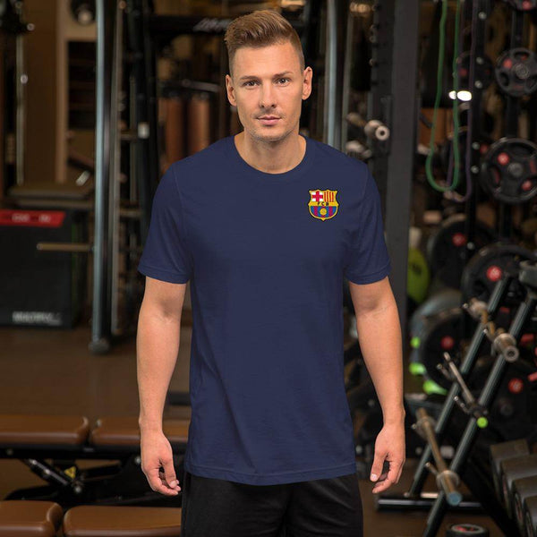 Barcelona (Barça) FCB Crest  T-Shirt by Shipy | Crest, Football, Sports