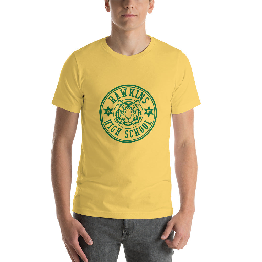 Stranger Things 4 Hawkins High School Green Tiger Logo Shirt - Best Seller  Shirts Design In Usa