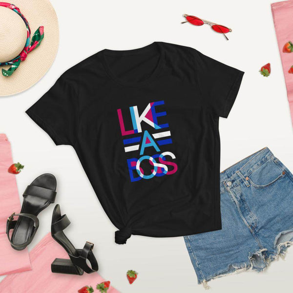 Like A Boss  Tops by Shipy | Typography