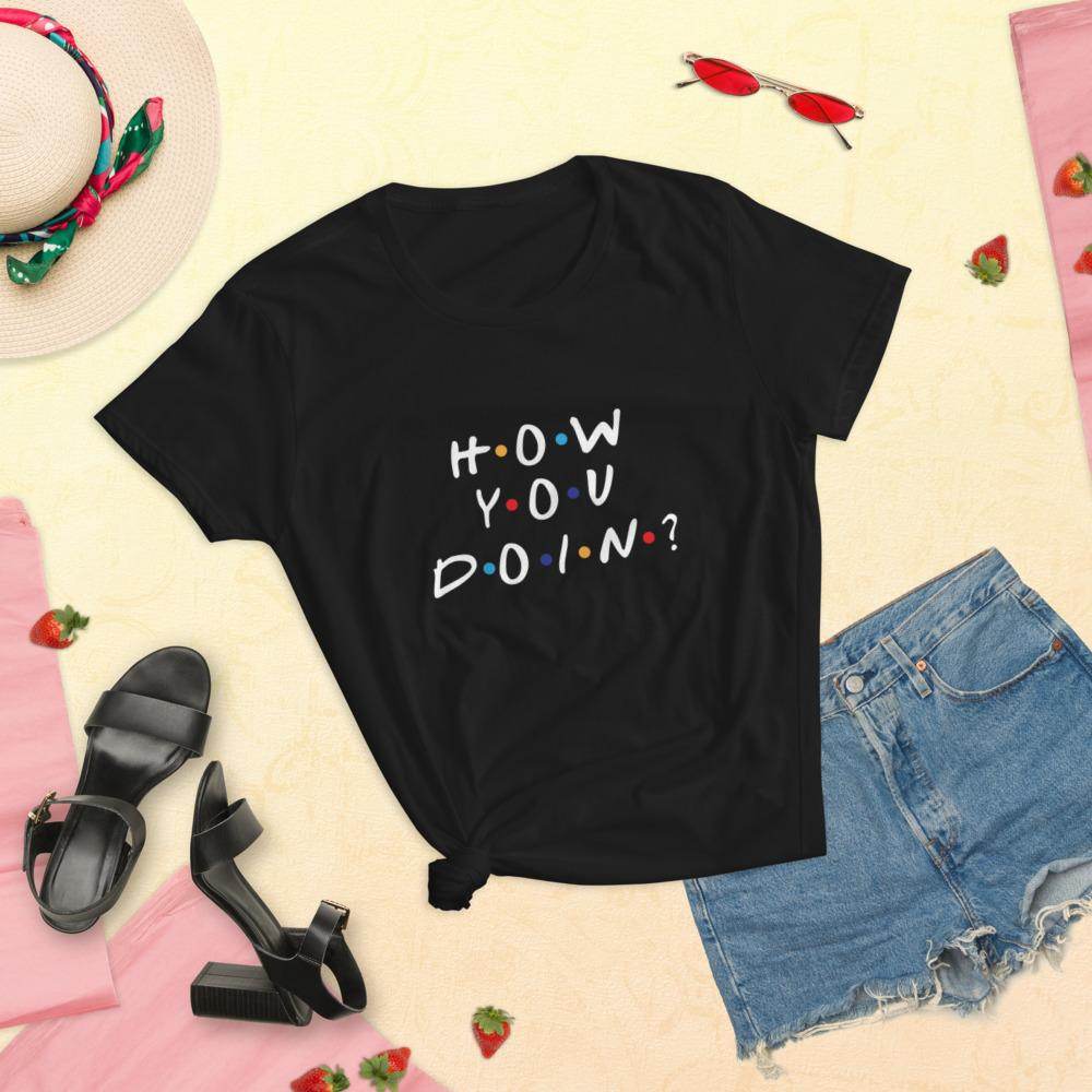 How You Doin?  Tops by Shipy | FRIENDS, Pop Culture, TV Shows, Typography
