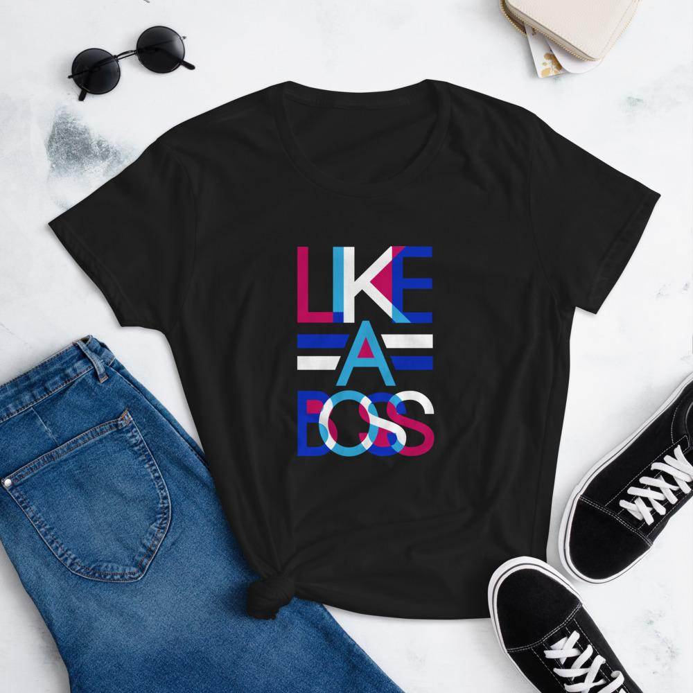 Like A Boss  Tops by Shipy | Typography