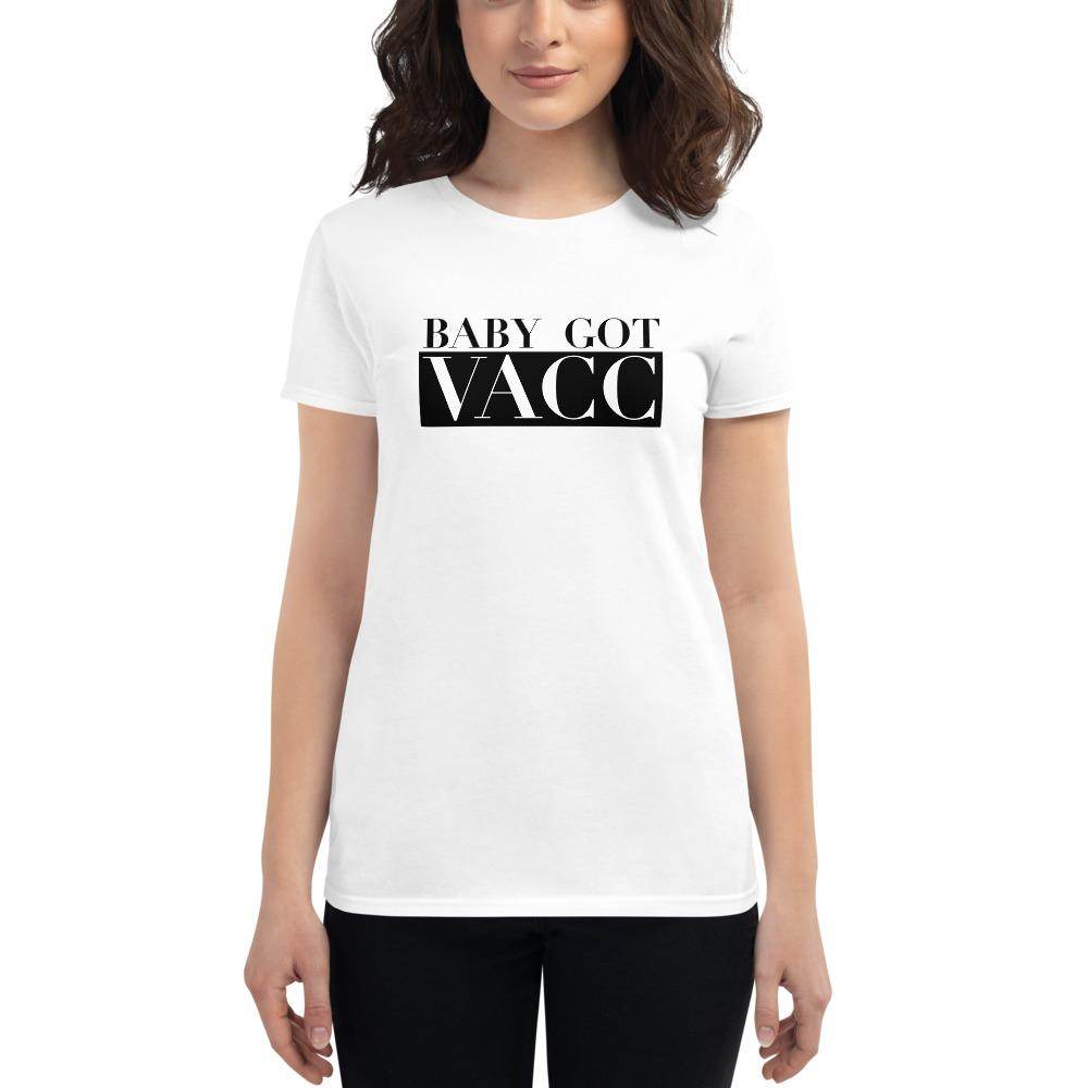 Baby Got Vacc - #Vaccinated  Tops by Shipy | Covid, Typography, Vaccinated