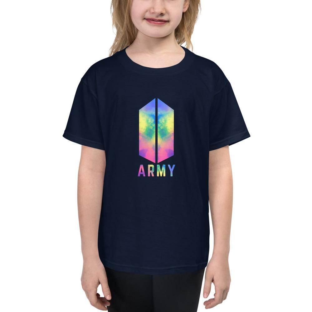 BTS Army - Colorful Holi Special  Tee by Shipy | BTS, BTS Army, BTS Merch, Holi, kpop, Music, Typography